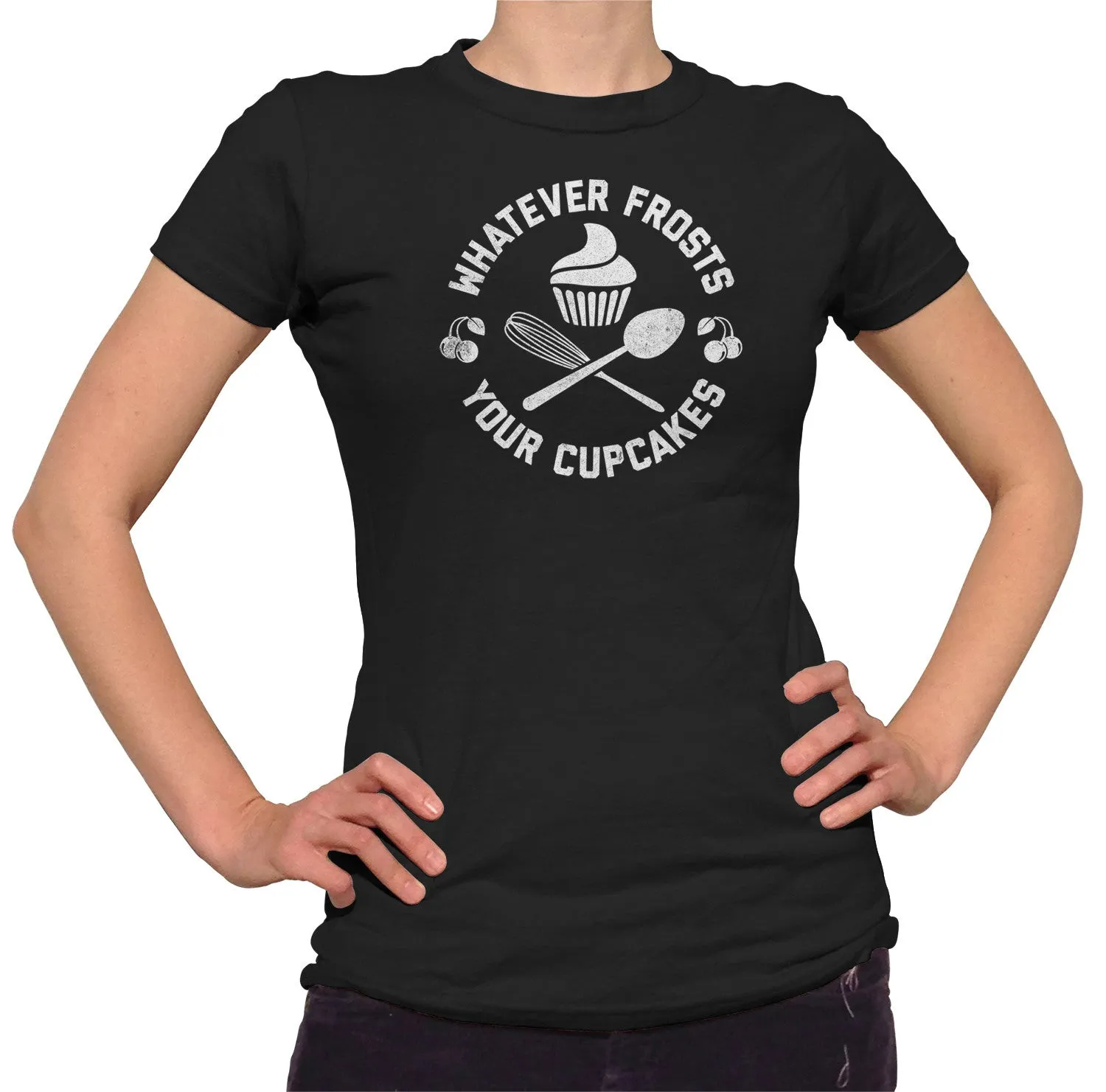 Women's Whatever Frosts Your Cupcakes T-Shirt