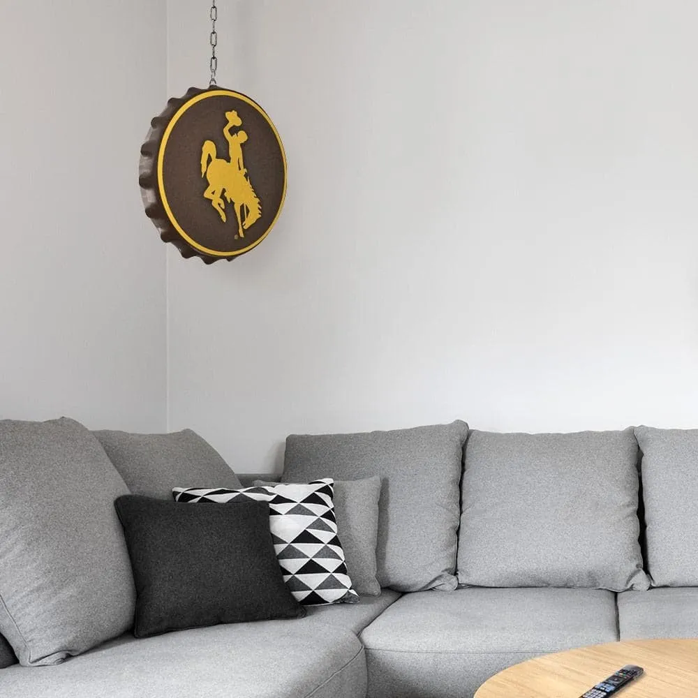 Wyoming Cowboys: Bottle Cap Dangler