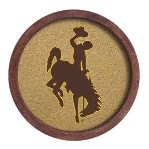 Wyoming Cowboys: "Faux" Barrel Framed Cork Board