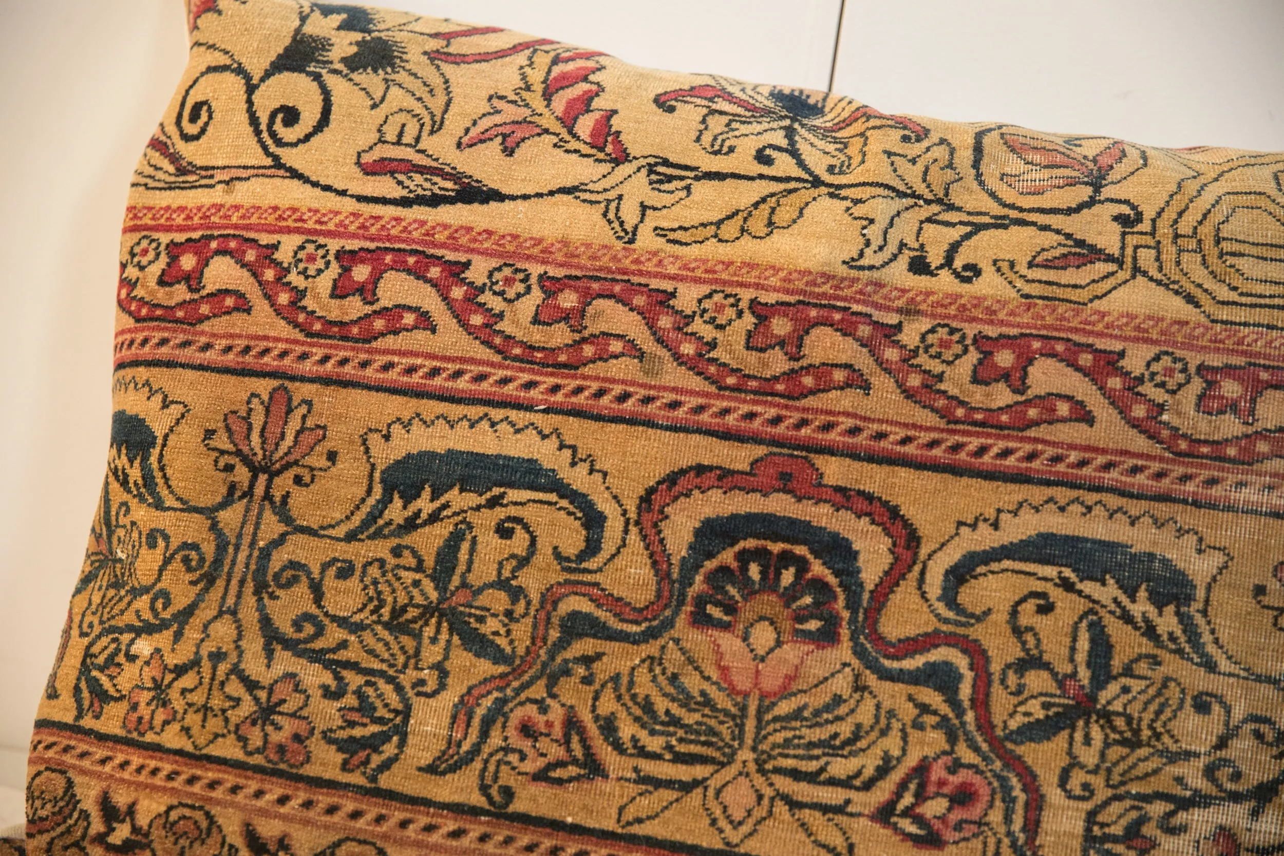XL Vintage Rug Fragment Pillow 24x36