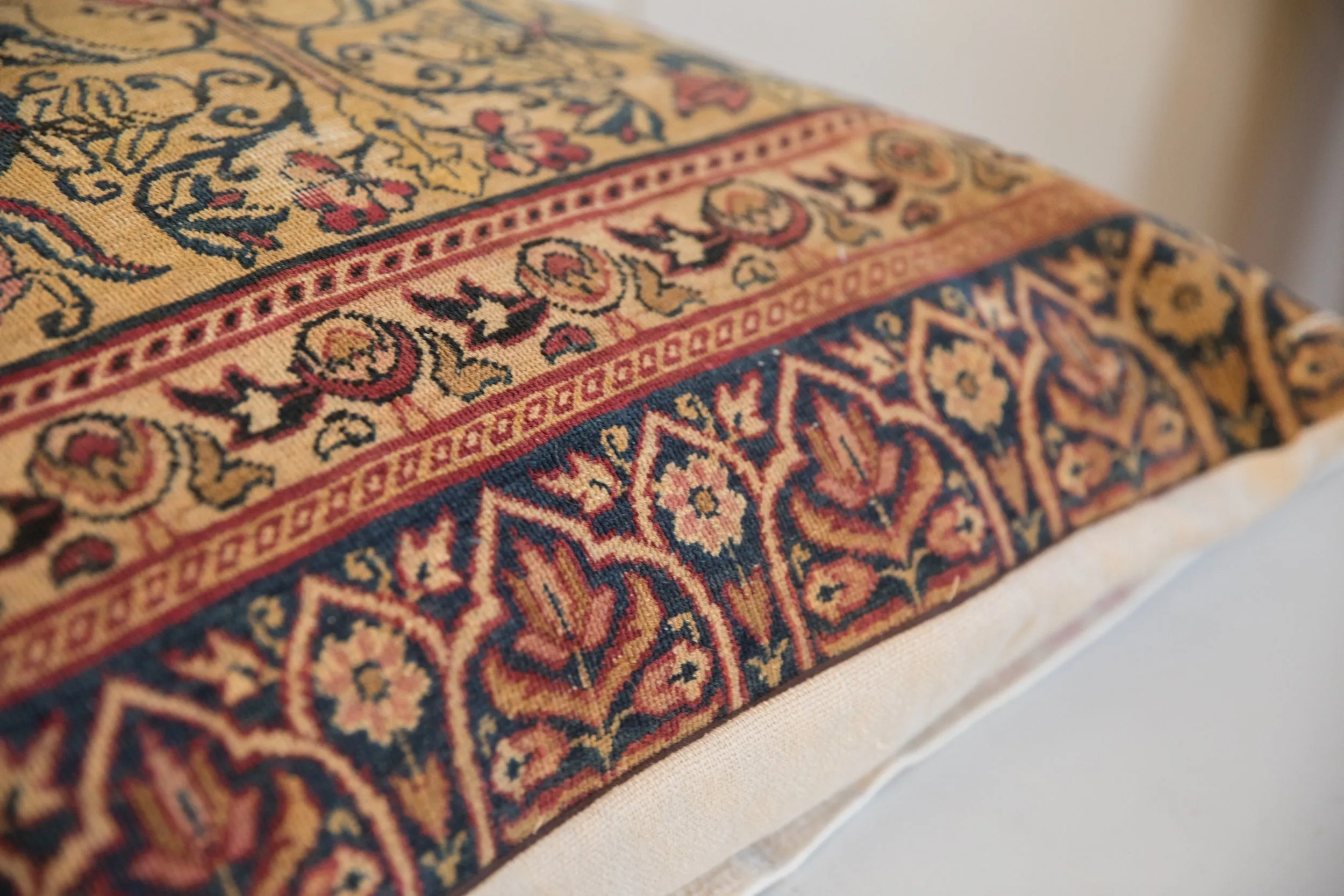 XL Vintage Rug Fragment Pillow 24x36