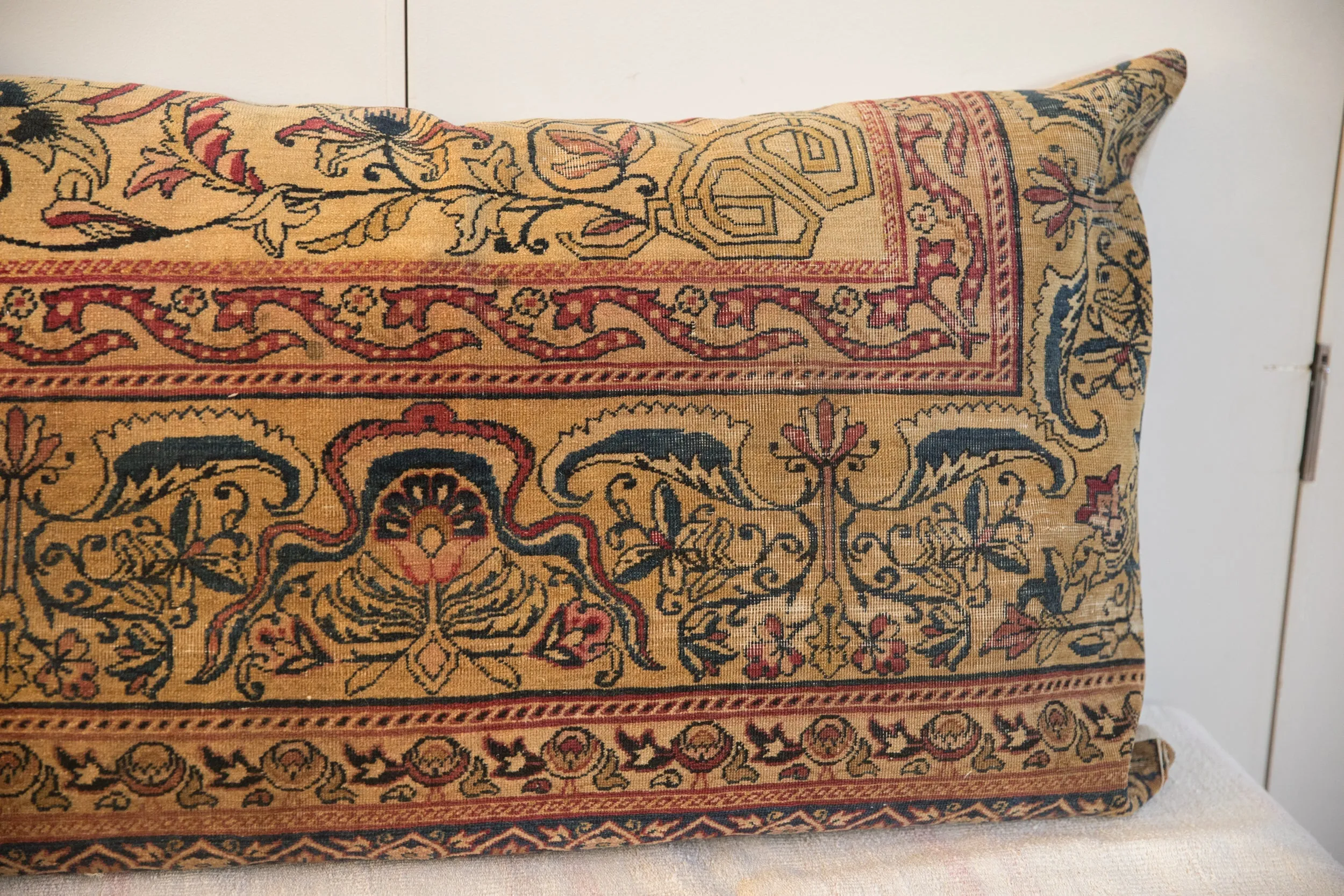 XL Vintage Rug Fragment Pillow 24x36