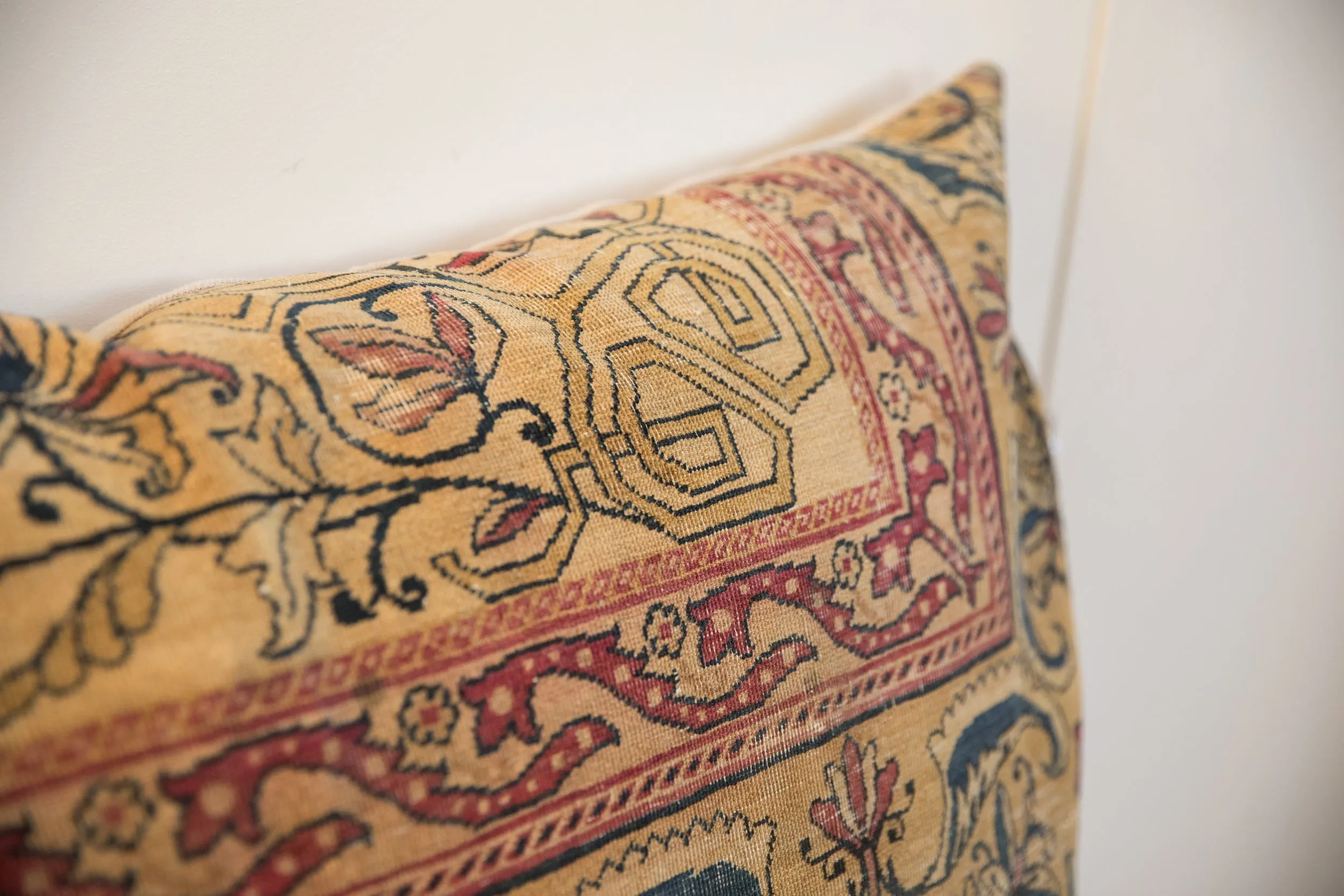 XL Vintage Rug Fragment Pillow 24x36
