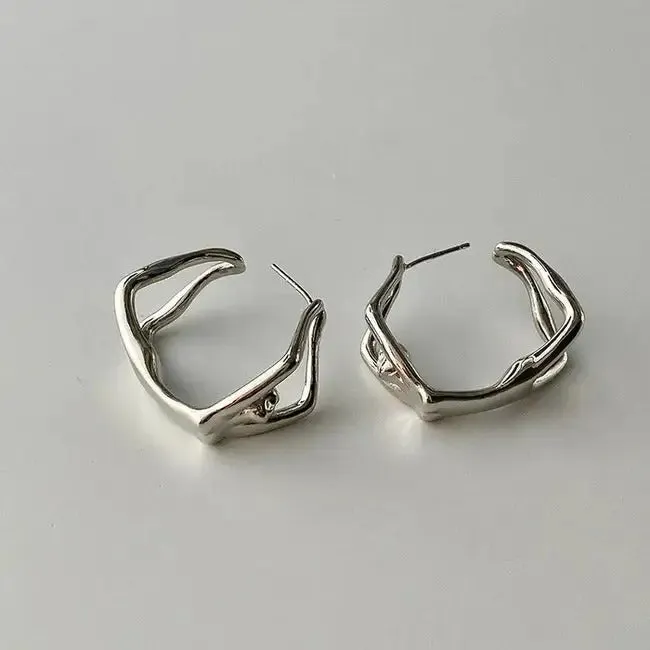 Y2K Gymnast Hoop Earrings for a Stylish Aesthetic Outfit