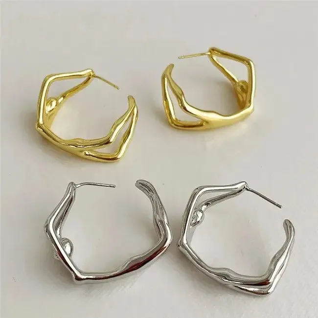 Y2K Gymnast Hoop Earrings for a Stylish Aesthetic Outfit