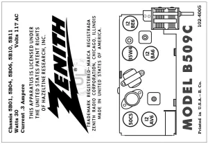ZENITH-B509C