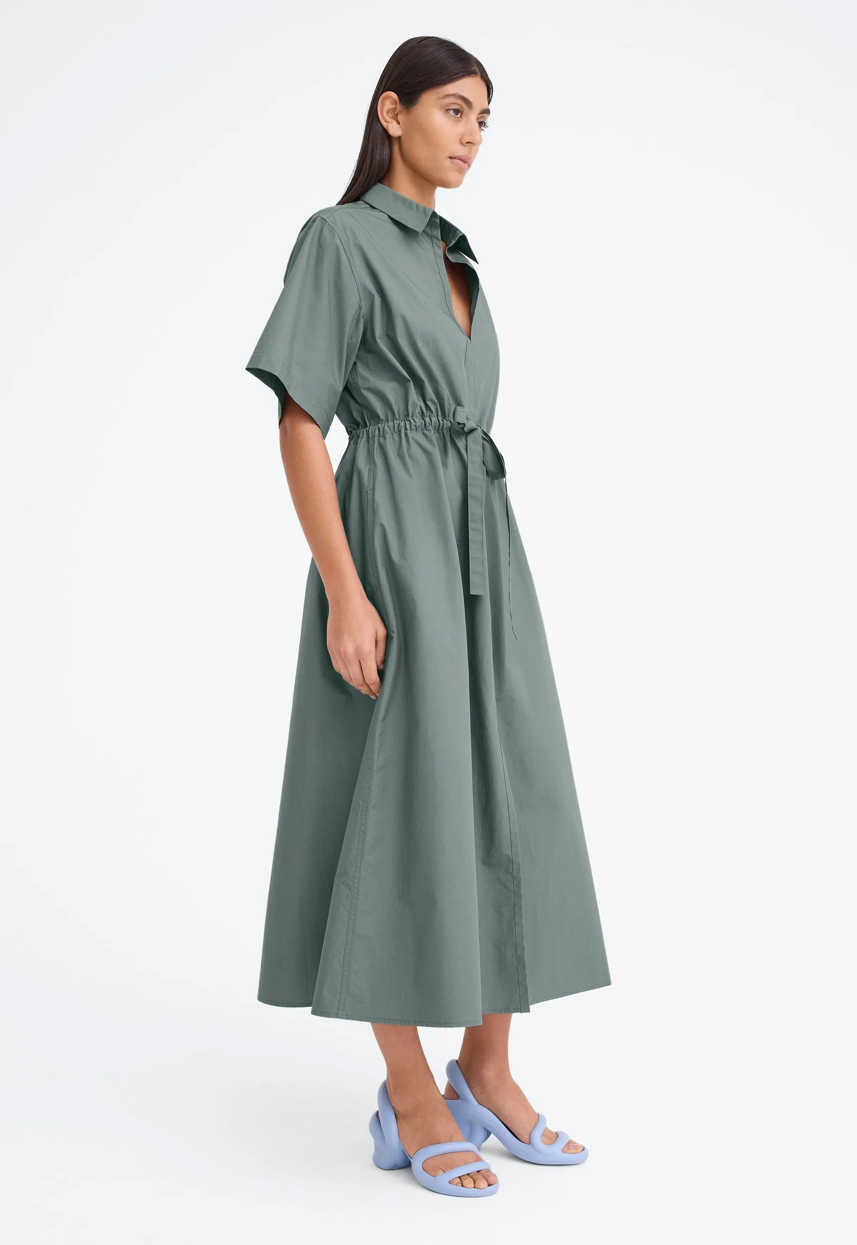 Zinc Dress - Loden