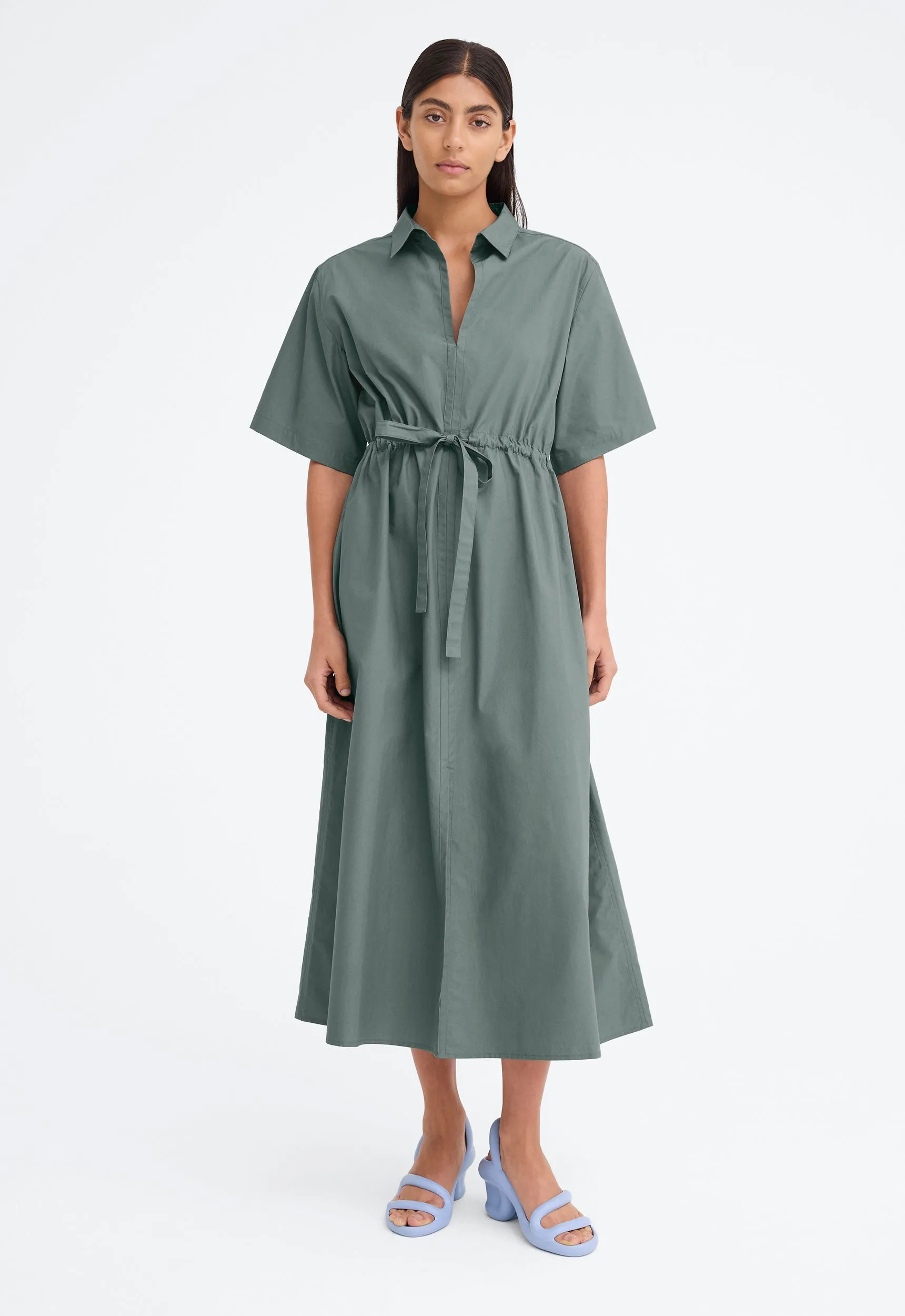 Zinc Dress - Loden
