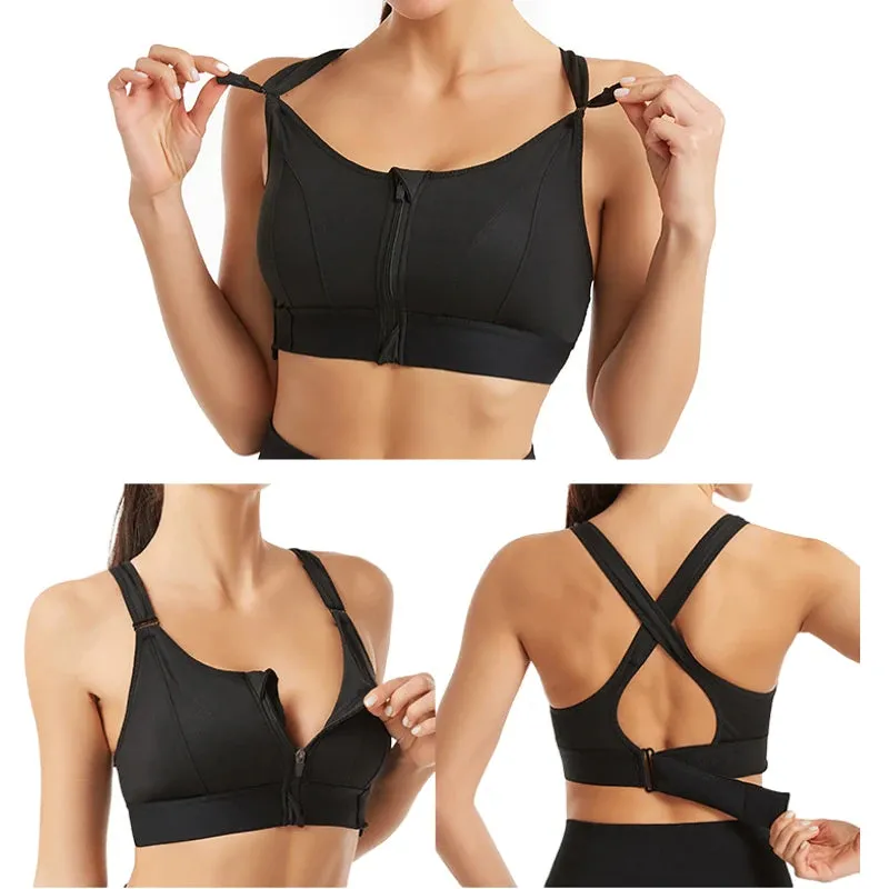 Zipper Sports  Brassiere