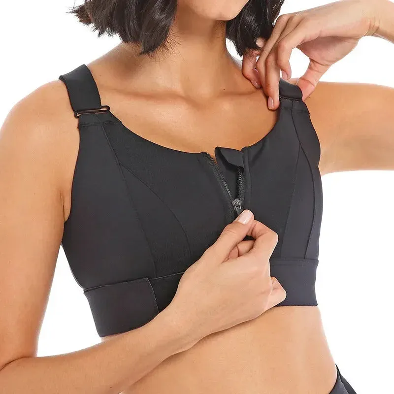 Zipper Sports  Brassiere